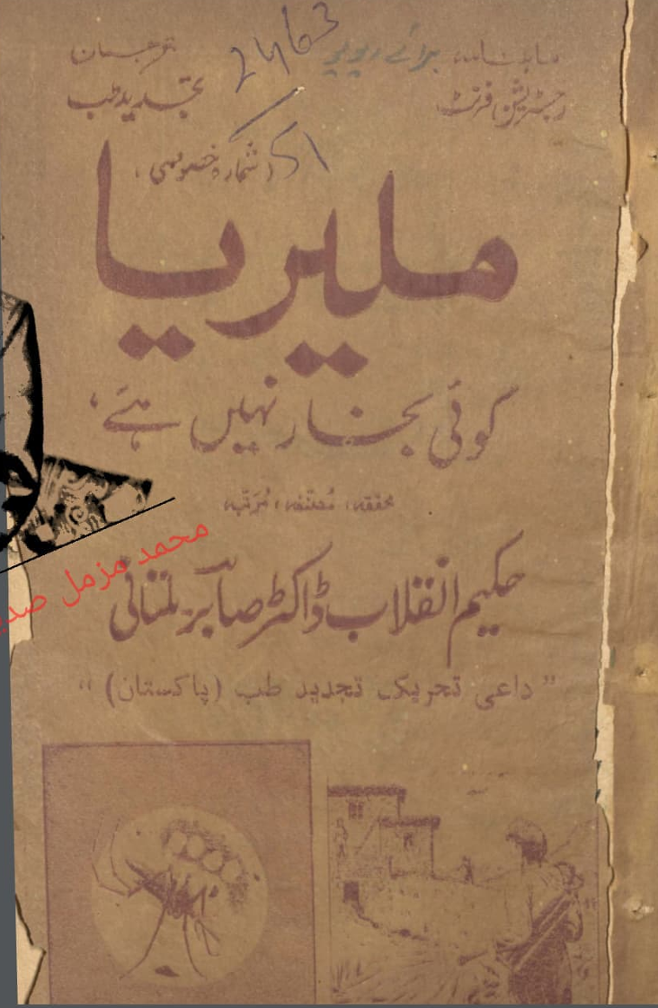 Cover titled Jang Azeem, or The Great War